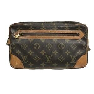Louis Vuitton Bag Dragonne Marly zippered brown